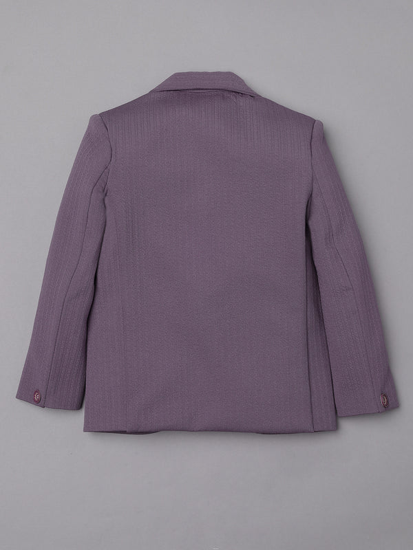 Ridokidz Boys Full Sleeves Solid Blazer